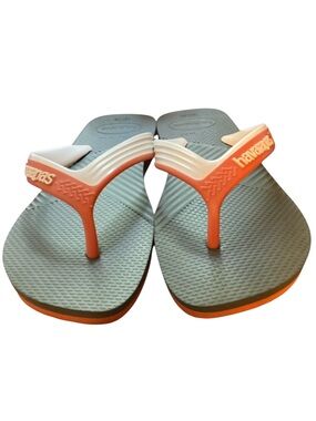 Havaianas Dual Thongs Olive & White Men’s US 9/10 ( 41-42) EUC